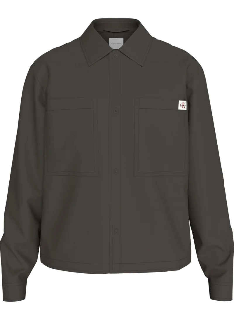 Calvin Klein Jeans Relaxed Cotton Twill Overshirt